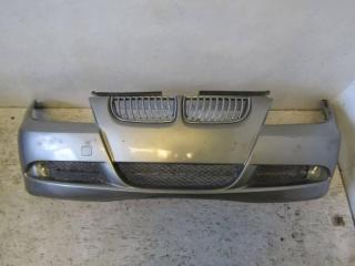 бампер передний BMW 3 серия E90/E91/E92/E93 (2004 - 2010), серебристый, седан, 51117140859