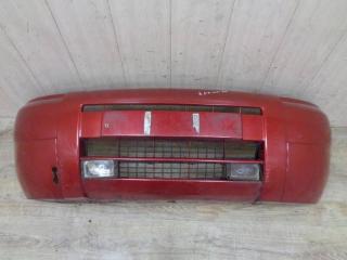 бампер передний Citroen Berlingo 1 поколение (M59) [рестайлинг] 2004, красный, 7401W7
