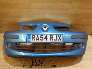 бампер передний Renault Modus 1 поколение 2006, синий, 620221904R