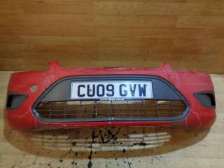 бампер передний Ford Focus 2 поколение [рестайлинг] 2009, красный, 1521127