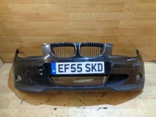 бампер передний BMW 1 серия E81/E82/E87/E88 2005, черный, 51117136632
