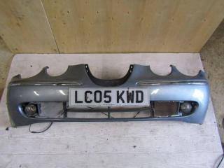 бампер передний Jaguar S-Type 1 поколение [рестайлинг] (2004 - 2008), серебристо голубой, XR849699XXX