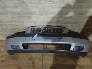 бампер передний Volvo V70 2 поколение 2001, серебро, 9484239