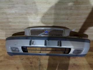 бампер передний Volvo V70 2 поколение 2001, серебро, 9484239