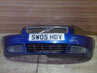 бампер передний Volvo V50 1 поколение 2006, синий, 39991834