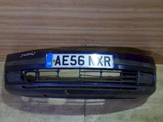бампер передний Skoda Octavia 2 поколение (A5) 2006, синий, 1Z0807221