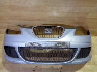 бампер передний SEAT Altea 1 поколение 2006, голубой