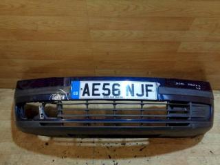 бампер передний Skoda Octavia 2 поколение (A5) 2006, синий, 1Z0807221A