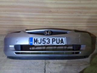 бампер передний Honda Jazz 1 поколение 2003, серебро, 71101SAA000ZA