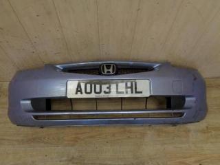 бампер передний Honda Jazz 1 поколение 2003, серый, 71101SAA000ZA