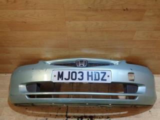 бампер передний Honda Jazz 1 поколение 2003, зеленый, 71101SAA000ZA