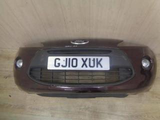 бампер передний Ford Ka 2 поколение 2010, черный, 1580991