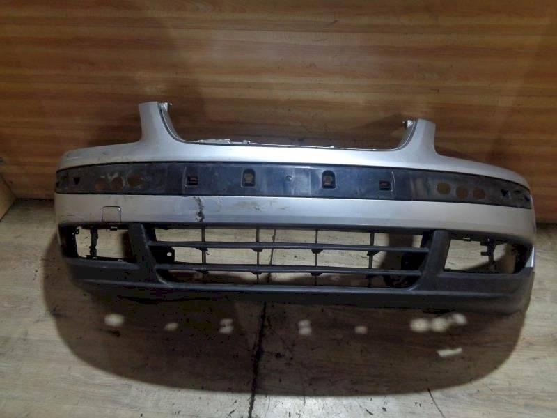 бампер передний Volkswagen Touran 1 поколение 2004, серебро, 1T0807221 - фото №1