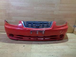 бампер передний Hyundai Accent 2 поколение [рестайлинг] (2002 - 2005), красный, хетчбэк 5 дв., 8651125620