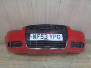 бампер передний Audi A3 8P 2004, красный, 8P3807437