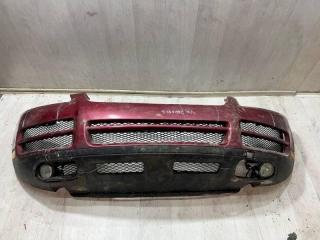 бампер передний Volkswagen Touareg 1 поколение (2002 - 2007), вишня, 7L6807217AGGRU