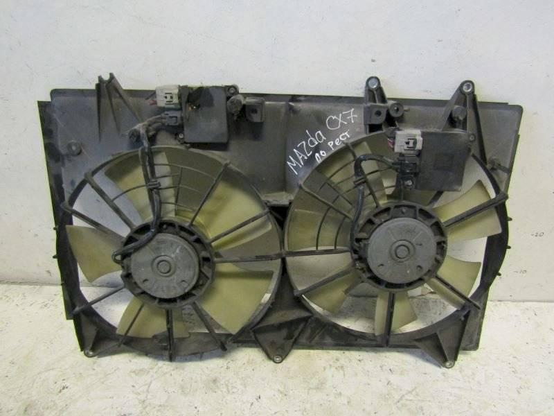 вентилятор радиатора Mazda CX-7 1 поколение (2006 - 2009), L33L15025C, 4993003400 - фото №1