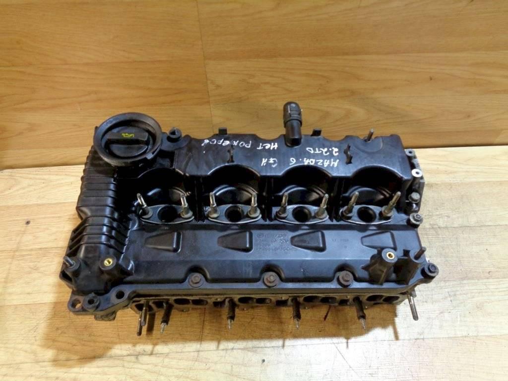 головка блока цилиндров Mazda 6 GH (2007 - 2012), 2.2 л., R2AA, дизель, R2AA10100 - фото №1