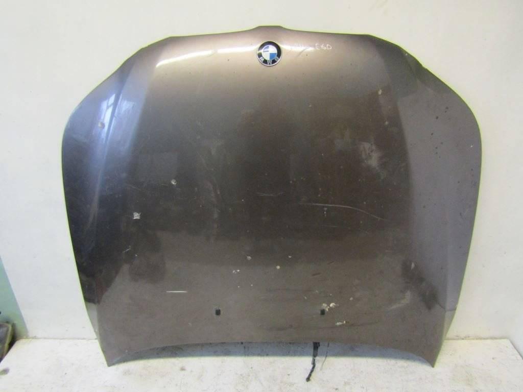 капот BMW 5 серия E60/E61 (2002 - 2007), серый, 41617111385 - фото №1