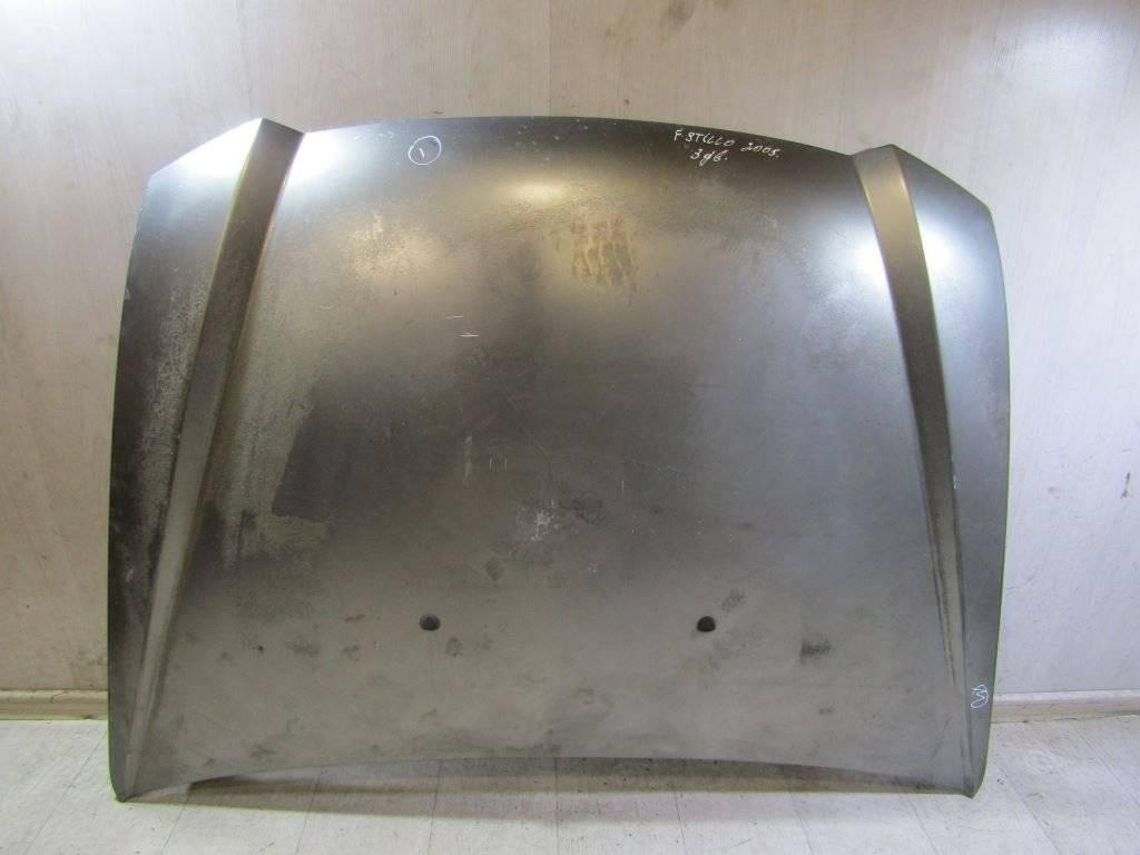 капот Fiat Stilo 1 поколение (2001 - 2010), серый, 46754159 - фото №1