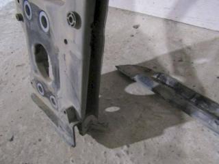 передняя панель крепления облицовки (телевизор) Porsche Cayenne 955 (2002 - 2007), 95550559400