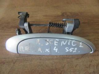 ручка наружная Renault Scenic 1 поколение [рестайлинг] 2001, серебро, 6001549492