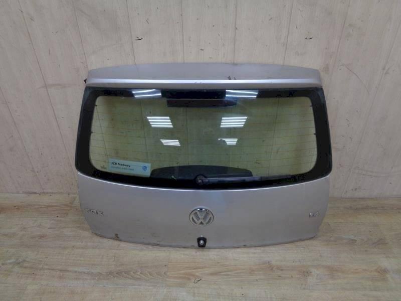 крышка багажника (дверь 3-5) Volkswagen Fox 2 поколение 5Z 2006, серебро, 5Z6827025D - фото №1