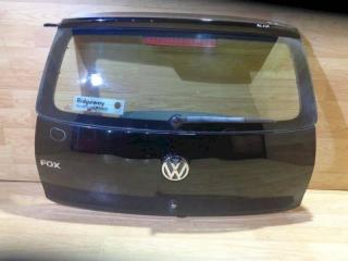 крышка багажника (дверь 3-5) Volkswagen Fox 2 поколение 5Z 2005, черный, 5Z6827025D