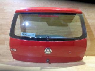 крышка багажника (дверь 3-5) Volkswagen Fox 2 поколение 5Z 2005, красный, 5Z6827025D