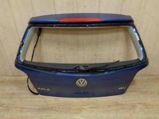 крышка багажника (дверь 3-5) Volkswagen Polo 4 поколение 2003, синий, хетчбэк 5 дв., 6QE827025E