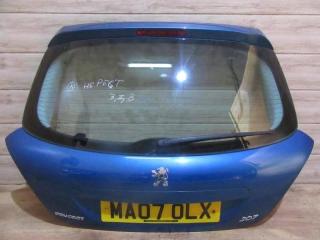 крышка багажника (дверь 3-5) Peugeot 207 1 поколение 2006, синий, хетчбэк 5 дв., 8701W3