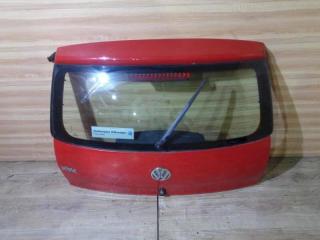 крышка багажника (дверь 3-5) Volkswagen Fox 2 поколение 5Z 2004, красный, 5Z6827025D