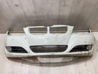 бампер передний BMW 3 серия E90/E91 [рестайлинг] (2008 - 2013), белый, седан, 51110036837