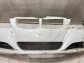 бампер передний BMW 3 серия E90/E91 [рестайлинг] (2008 - 2013), белый, седан, 51110036837 - фото №3