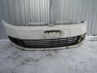 бампер передний Volkswagen Golf 6 поколение (2008 - 2012), белый, 5K0807079GRU, 5K0807079
