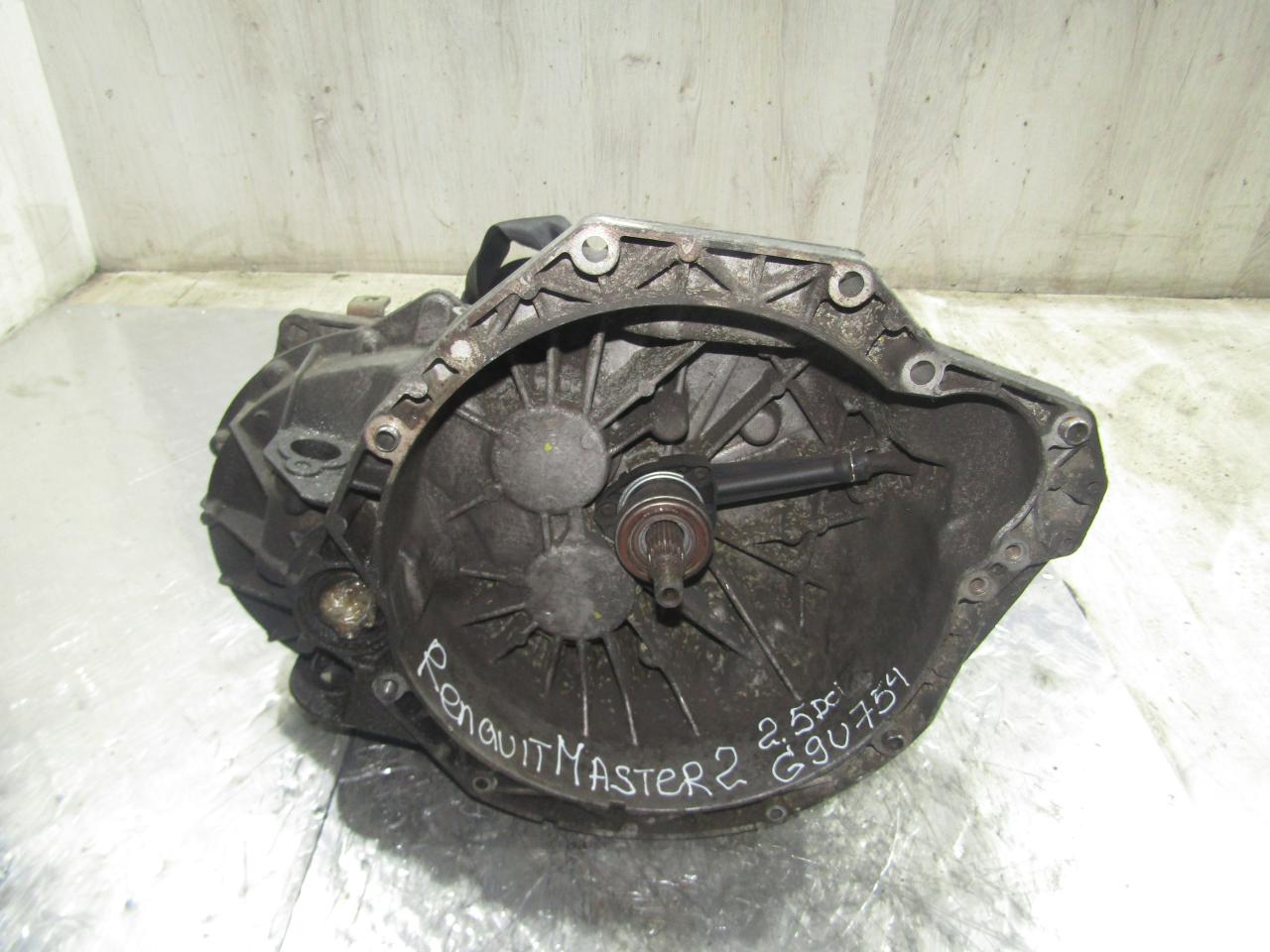 КПП механическая (МКПП) Renault Master 2 поколение (1998 - 2003), 2.5 л., G9U 754, дизель, передний привод, 8200308422, 93185717, 7701476484, 7701476777, 7701478239, PK5070, 7701722864 - фото №1