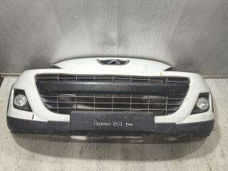 бампер передний Peugeot 207 1 поколение [рестайлинг] (2009 - 2013), белый, универсал, 7401VC, 9688071577