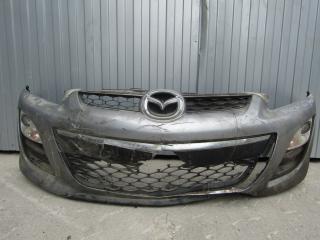 бампер передний Mazda CX-7 1 поколение [рестайлинг] ER (2009 - 2012), EH4450031FBB