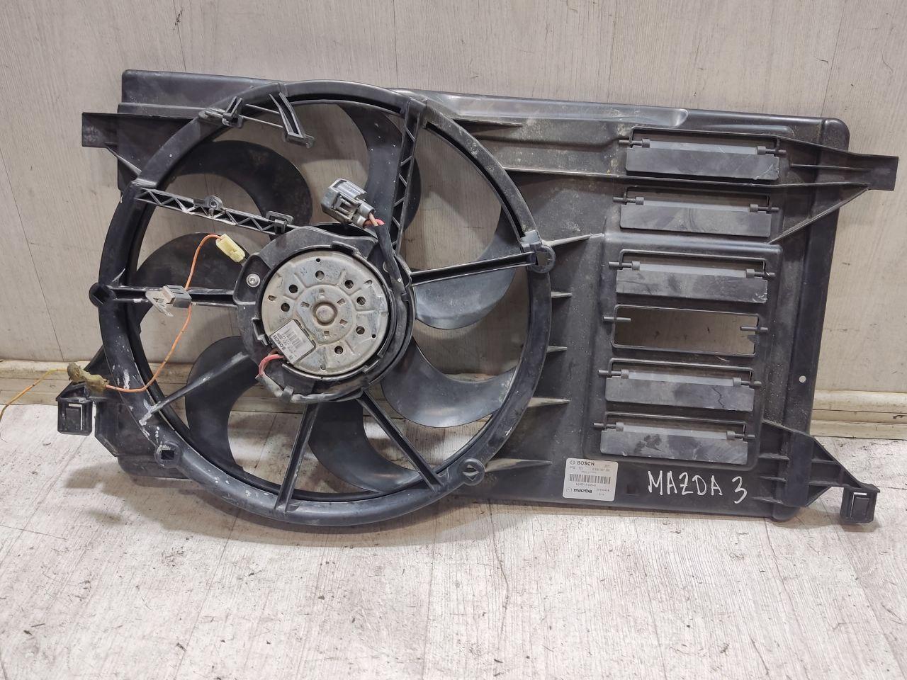 вентилятор радиатора Mazda 3 BL (2008 - 2011), LF8B15025C, LF8B15025H, LF8B15025D, 3137228043 - фото №1