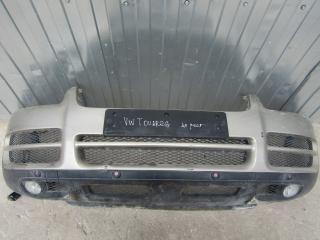 бампер передний Volkswagen Touareg 1 поколение (2002 - 2007), золотой, 7L6807217AGGRU, 7L6807217R, 7L6807061L