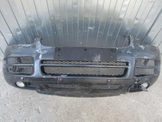 бампер передний Volkswagen Touareg 1 поколение (2002 - 2007), серый, 7L6807217AGGRU, 7L6807217R, 7L6807061L