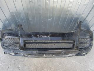 бампер передний Volkswagen Touareg 1 поколение (2002 - 2007), черный, 7L6807217AFGRU, 7L6807217R, 7L6807061J