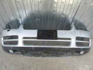 бампер передний Volkswagen Touareg 1 поколение (2002 - 2007), серый, 7L6807217AGGRU, 7L6807217R, 7L6807061L