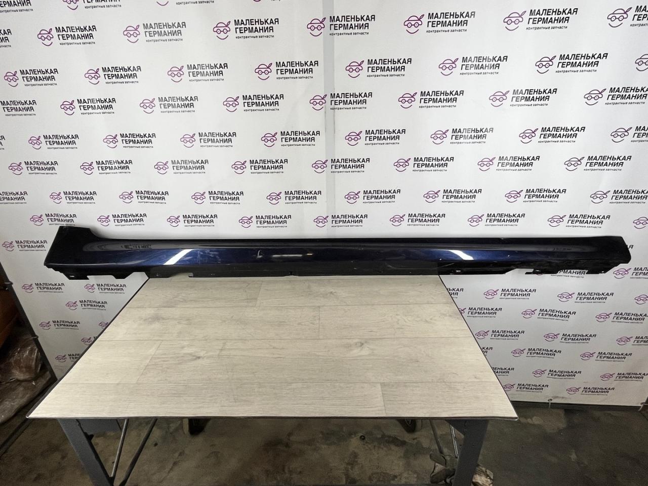 накладка на порог BMW 5 серия G30/G31 G30 2017, 3.0 л., B58 B30 A, бензин, АКПП, темно-синий, седан, полный привод, 51778064744, 8064744, 51778073134, 8073134 - фото №1