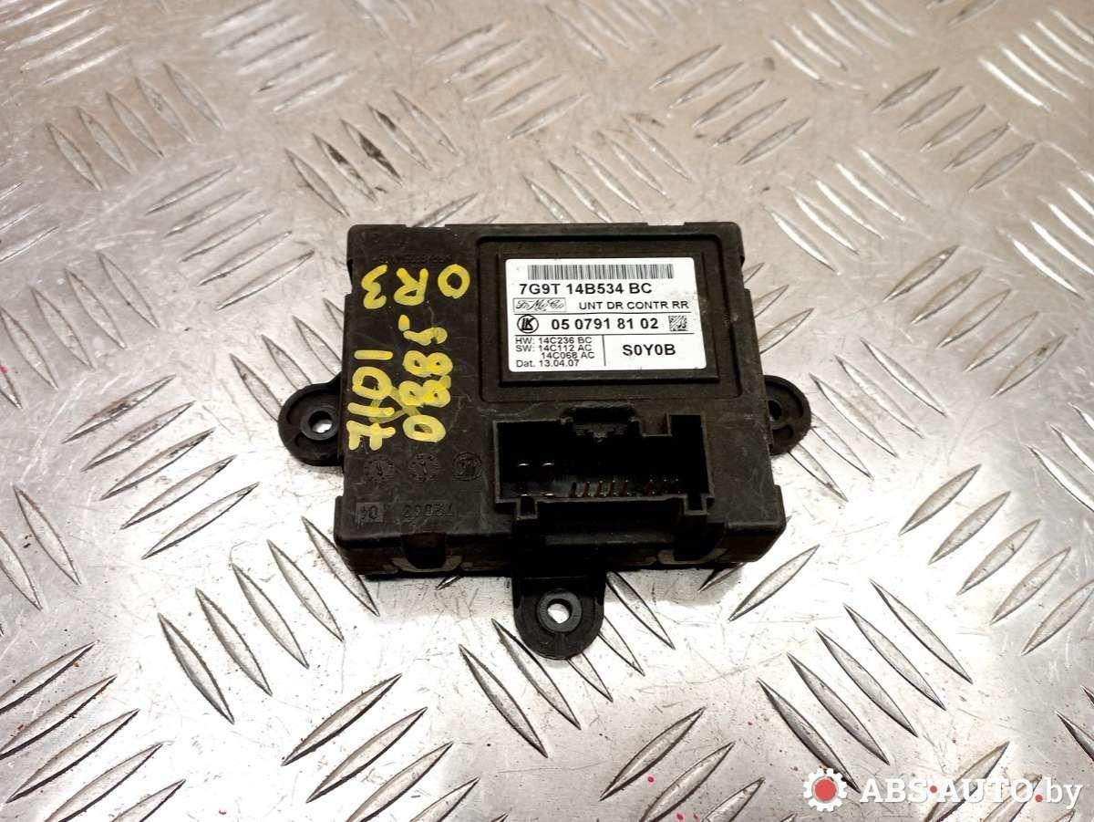 модуль управления двери Ford Mondeo 4 поколение 2008, 7G9T14B534BC, 0507918102 - фото №1