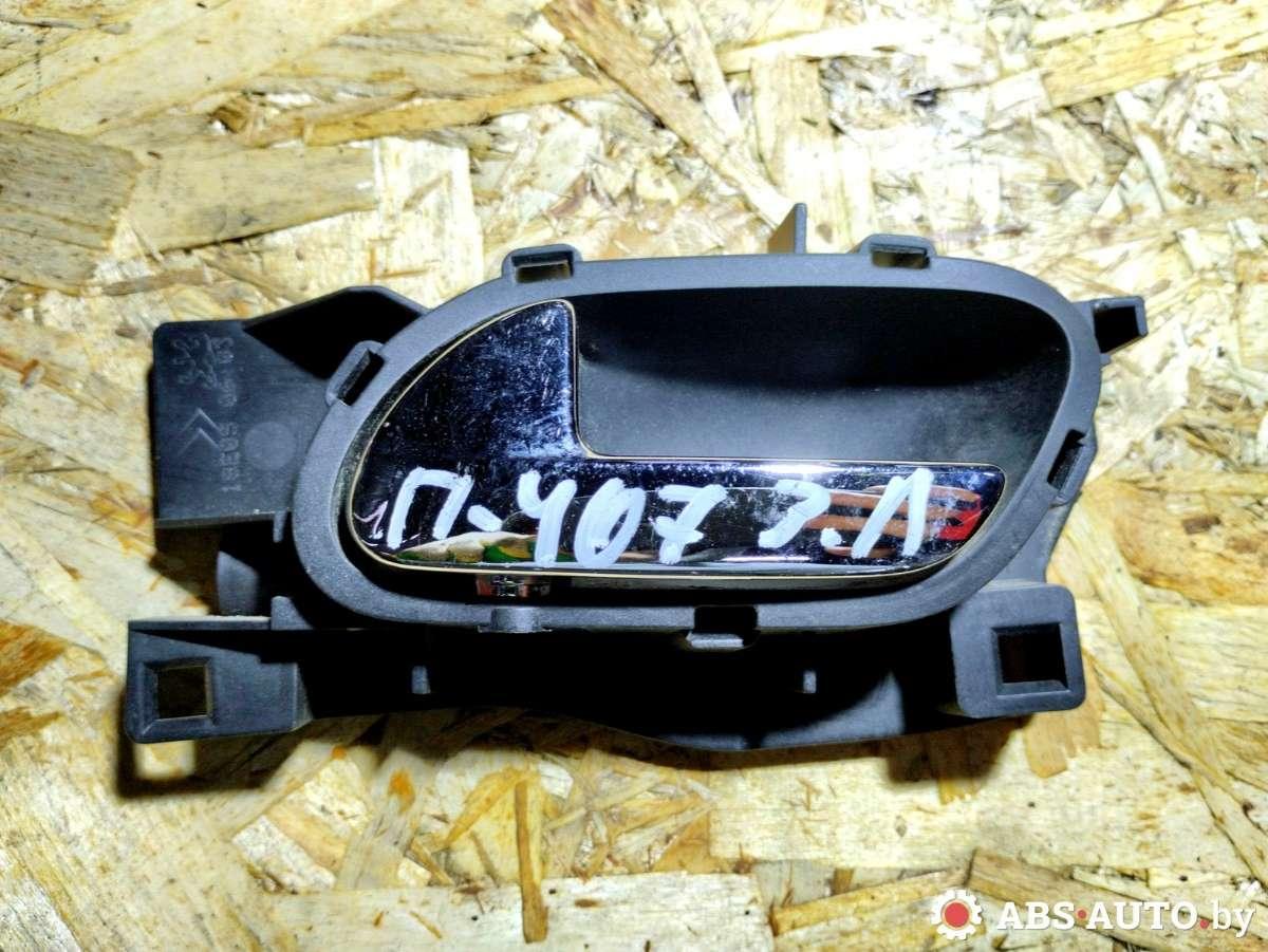 ручка внутренняя передняя левая Peugeot 407 1 поколение 2007, 96526178VD, 96526178VDLFR - фото №1