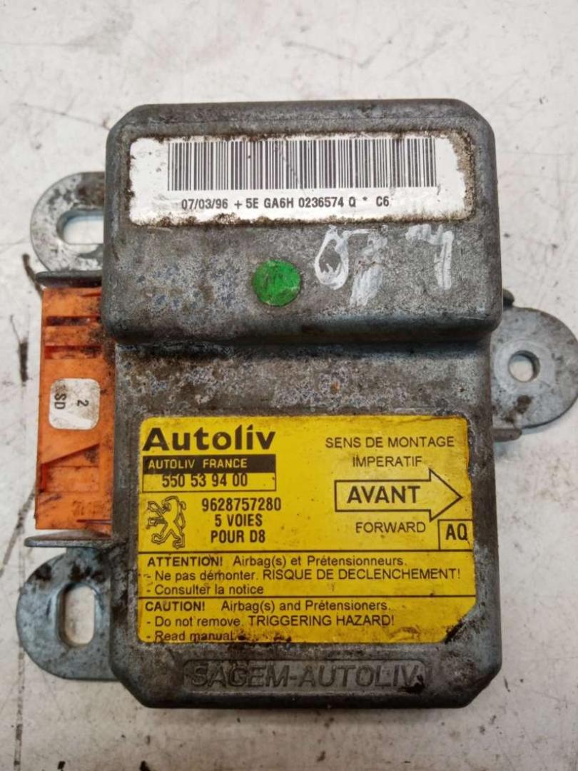 блок AirBag Peugeot 406 1 поколение 1998, 1.8 л., LFY, бензин, МКПП, седан, 550539400 - фото №1