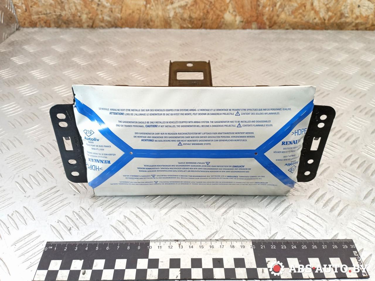 подушка безопасности пассажира Renault Laguna 2 поколение 2004, 1.8 л., бензин, МКПП, хетчбэк 5 дв., 8200106539, 8200106539E - фото №1