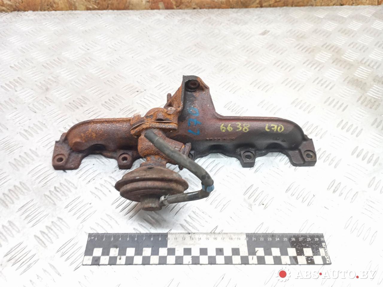 коллектор выпускной Peugeot 607 1 поколение 9D 2004, 2.2 л., дизель, АКПП, седан, 9601424110, 19601424110, SIMO0202 - фото №1