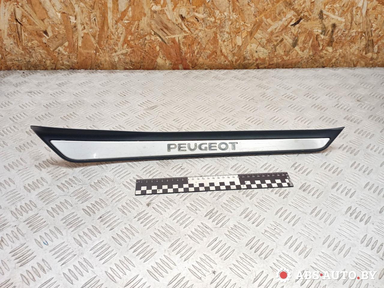 накладка на порог Peugeot 607 1 поколение 9D 2004, 2.2 л., дизель, МКПП, 9629149377 - фото №1